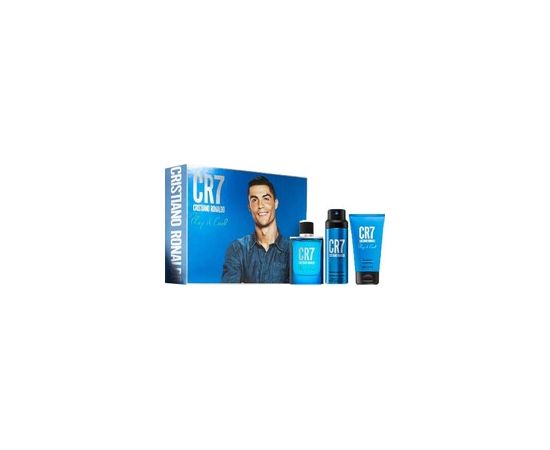 Cristiano Ronaldo CR7 Play It Cool Dárková sada EDT 100 ml, deospray 150 ml a sprchový gel 150 ml 100ml Dāvanu komplekti