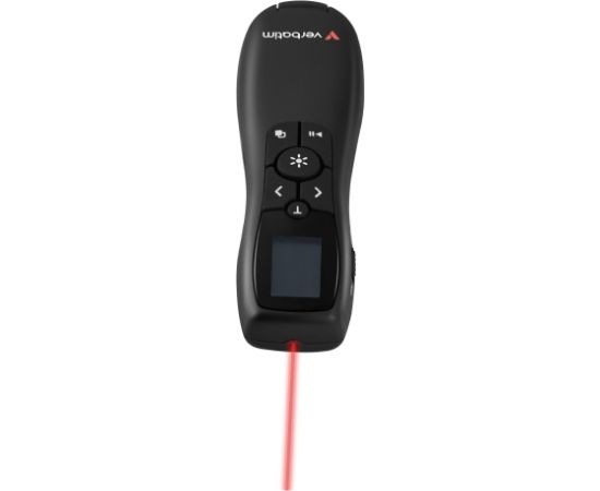 Verbatim 32364 Keynote Wireless Presenter with LCD Display and Red Laser Pointer, Black Новинки Компьютерная техника