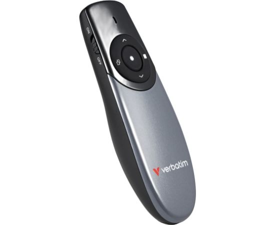Verbatim 32365 Focus Wireless Presenter with Red Laser Pointer, Grey/Black Jaunumi - Datori