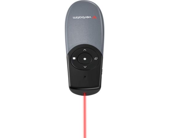 Verbatim 32365 Focus Wireless Presenter with Red Laser Pointer, Grey/Black Jaunumi - Datori