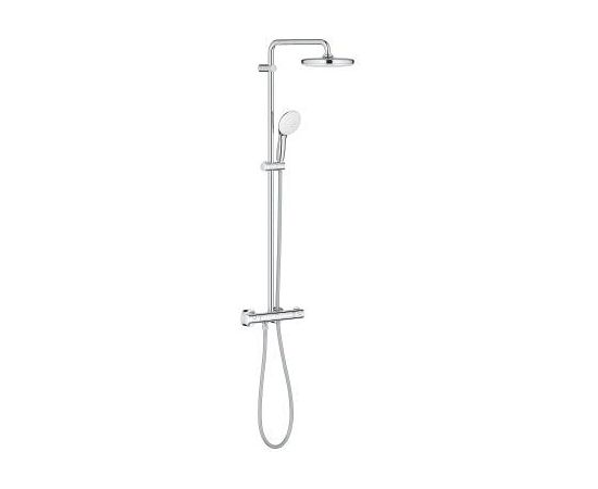 Grohe dušas sistēma ar termostatu Tempesta 210, rokas duša Tempesta 110, 9.5l/min, hroms  Смесители для душа / Душевые системы