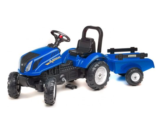 Ciągnik z przyczepą New Holland 3080AB niebieski Новости - Детские товары
