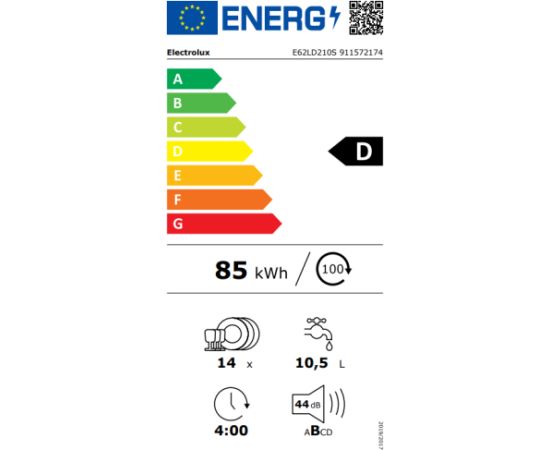 Electrolux E62LD210S Крупная бытовая техника