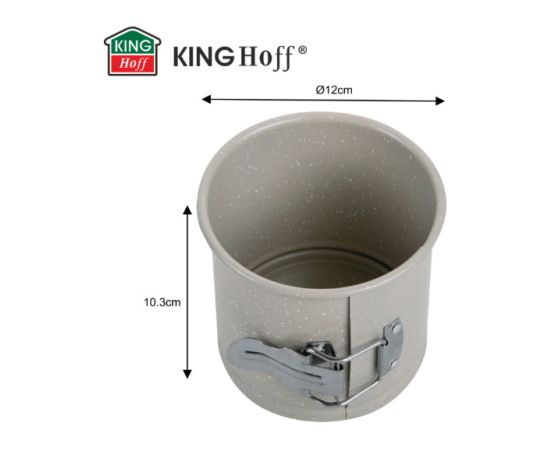 Apaļa cepamforma 12 cm ar nepiedegošu pārklājumu, KINGHoff KH 1979 Cepšanas formas