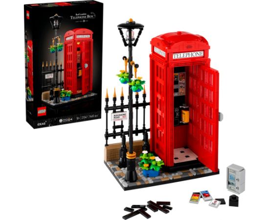LEGO Ideas 21347 Red London Telephone Box (Boj. iepak.) LEGO VIDIYO