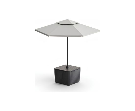 Keter Подставка для садового столика/зонтика Luzon Parasol, орех/серый Новинки Для дома и сада 