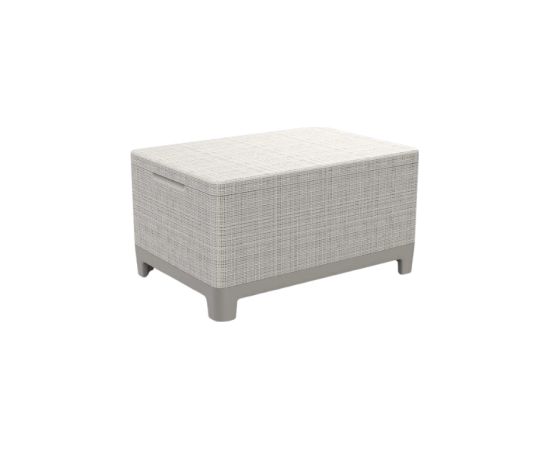 Keter Dārza galdiņš/uzglabāšanas kaste Scandi Storage Table oļu pelēks/gaiši bēšs Jaunumi -Dārzam
