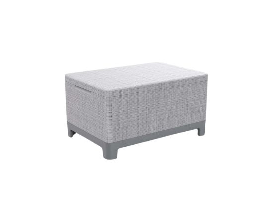 Keter Dārza galdiņš/uzglabāšanas kaste Scandi Storage Table gaiši pelēks/tumša tērauda pelēks Jaunumi -Dārzam