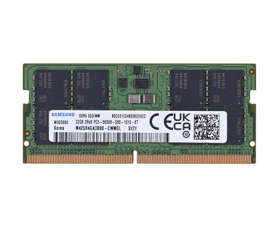 Samsung SO-DIMM 32GB DDR5 2Rx8 5600MHz PC5-44800 M425R4GA3BB0-CWM RAM Operatīvā atmiņa