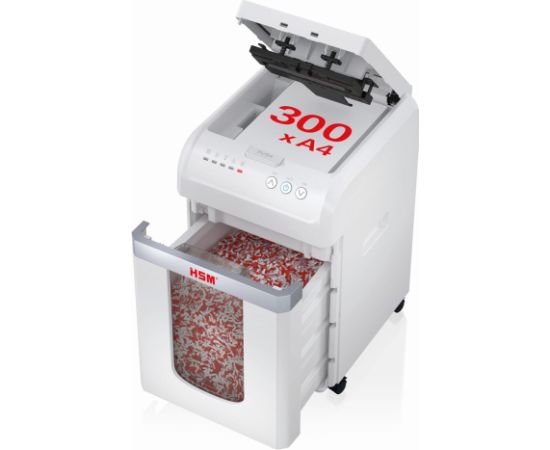 HSM Autofeed X300 paper shredder with automatic feeder, 30 L, P4, 4 x 12 mm Dokumentu smalcinātāji