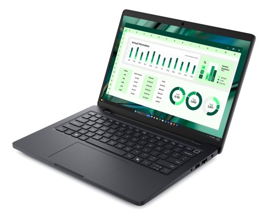 DELL Pro Max 14 MC14250 Intel Core Ultra 7 265H Mobile workstation 35.6 cm (14") Full HD+ 16 GB LPDDR5x-SDRAM 512 GB SSD Wi-Fi 7 (802.11be) Windows 11 Pro UK International Black Portatīvie datori