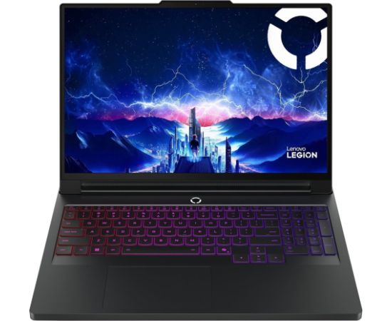 Lenovo Legion Pro 7 16IAX10H Ultra 9 275HX 16" WQXGA OLED 500nits Glossy 240Hz 64GB DDR5 400 2xSSD1TB GeForce RTX 5080 16GB Win11 Eclipse Black Portatīvie datori