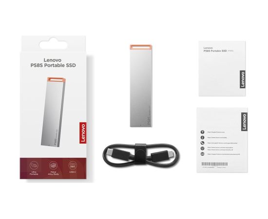 Lenovo 4XB1T88413 external solid state drive 2 TB USB Type-C 3.2 Gen 2 (3.1 Gen 2) Grey Новинки Компьютерная техника