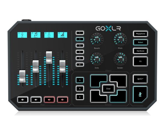 TC Helicon GO XLR - mixer and sampler for streaming DJ tehnika