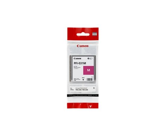 Canon PFI-031M (6265C001) Ink Cartridge, Magenta Lāzerprinteru izejmateriāli
