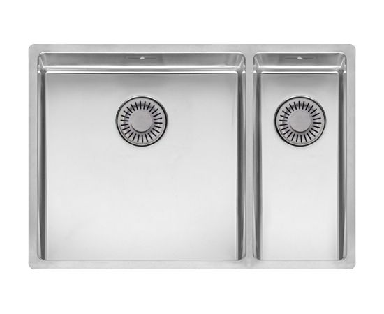Reginox virtuves izlietne New York 40x40+18x40 (L), 1.5 bļoda, 640x440 mm Virtuves izlietnes
