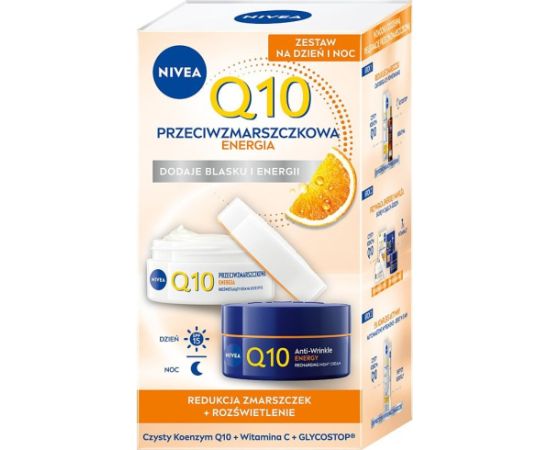 Nivea NIVEA_SET Q10 krem do twarzy na dzień + krem do twarzy na noc 50ml Духи и косметика