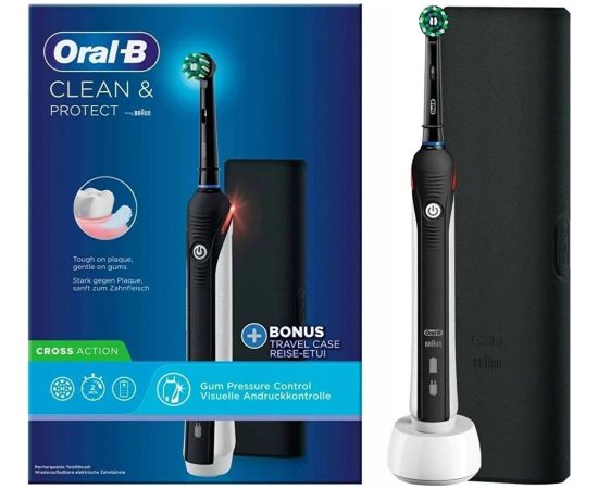 Szczoteczka Oral-B Clean & Protect Czarna Elektriskās zobu birstes, irigatori