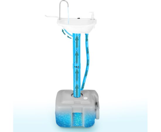 NC0026 PORTATĪVĀ IZGLĪTNE AR USB PUMP NILS CAMP Кемпинг стулья