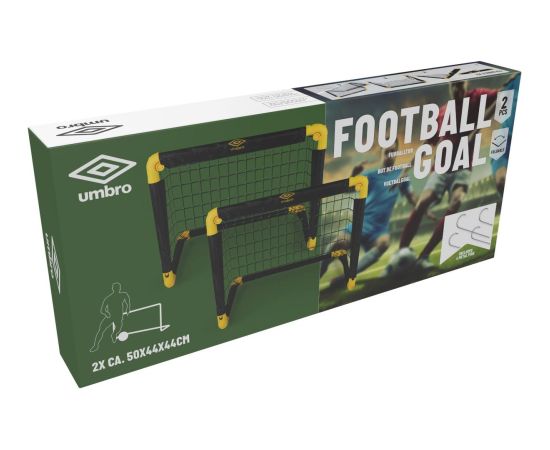 2 futbola vārtu komplekts ar tīklu 55x44x44cm UMBRO Для футбола