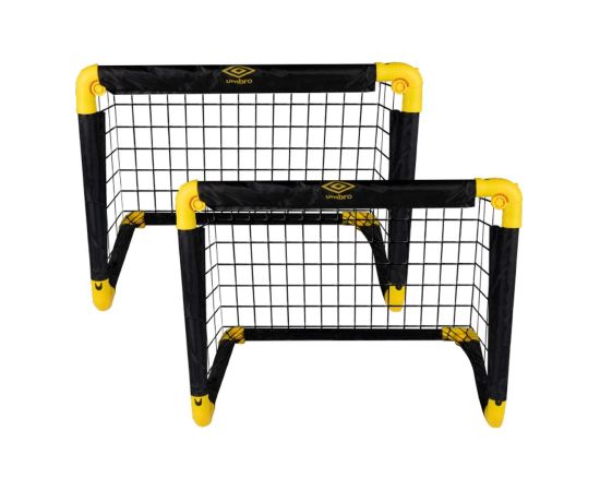 2 futbola vārtu komplekts ar tīklu 55x44x44cm UMBRO Для футбола