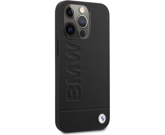 BMW BMHMP14LSLLBK Aizmugurējais Apvalks Priekš Apple iPhone 14 Pro Neoriģinālie Maciņi