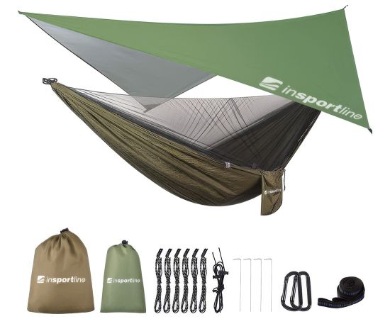 Hammock w/ Mosquito Net & Rain Fly inSPORTline Nomadia гамаки
