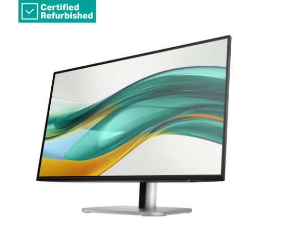 RENEW SILVER HP 524pf Series 5 Pro FHD Monitor - 23.8" 1920x1080 FHD 350-nit 100Hz AG, IPS, HDMI/DisplayPort, 4x USB-A, height adjustable/tilt/swivel/pivot, 1 years (replaces E24 G5) / 9D9L6UTR#ABB Monitori