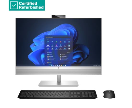 RENEW SILVER HP Elite 870 G9 AIO All-In-One 27 - i7-14700, 16GB, 512GB SSD, 27 FHD Non-Touch AG, Height Adjustable, DOS, 1 years / 99B30ETR#BH5 All In One Datori (AIO)