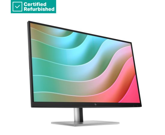 RENEW SILVER HP E27k G5 4K Charging Monitor - 27" 3840x2160 UHD 350-nit 60Hz AG, IPS, USB-C(65W)/USB-C(15W)/HDMI/DisplayPort, 3x USB-A, speakers, RJ-45 LAN, height adjustable/tilt/swivel/pivot, 1 years / 6N4C4AAR#ABB Monitori