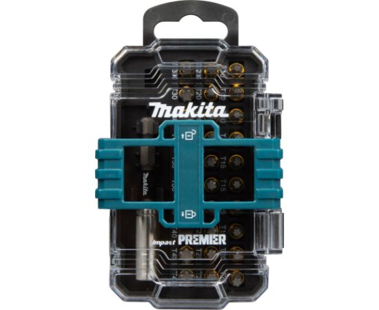 Triecienuzgaļu komplekts  Makita Impact PREMIER; Torx; 31 gab. Аксессуары для дрелей