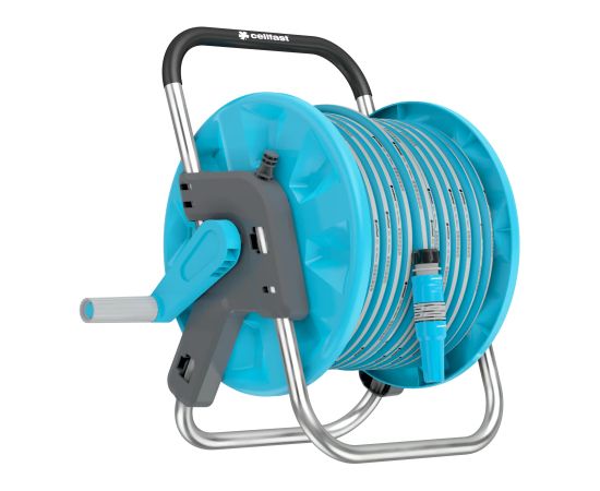 Laistīšanas šļaukas ratiņi Cellfast 55-161; 1/2''; 50 m Поливочный шланги