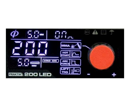 Ideal PRAKTIK 200 LED SYNERGY MMA 230 V invertora metināšanas iekārta - gab. Сварные машины