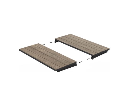 Keter Раздвижной садовый стол Deco Porto Nova Extendable 200-280, цвет ясеня/черный Новинки Для дома и сада 