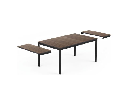 Keter Садовый стол-трансформер Deco Porto Nova Extendable 160-240, цвет орех/черный Новинки Для дома и сада 