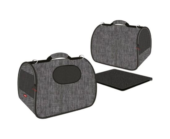 ZOLUX Torba transportowa dla psa i kota NOMAD L szara 50,5x25x33cm Suņu un kaķu transport somas