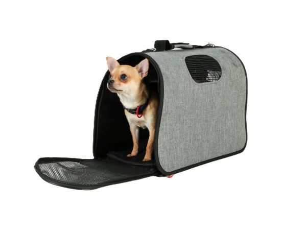 ZOLUX Torba transportowa dla psa i kota NOMAD L szara 50,5x25x33cm Suņu un kaķu transport somas