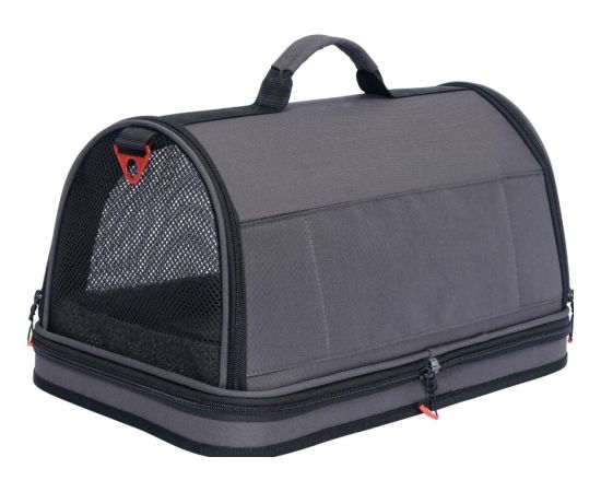 ZOLUX Torba transportowa dla psa i kota wzmocniona NOMAD L czarna 50×32×29 Suņu un kaķu transport somas