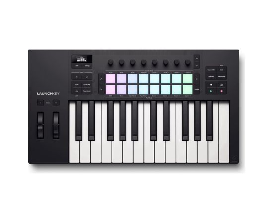 NOVATION Launchkey 25 MK4 - Kontroler MIDI Mūzikas instrumenti