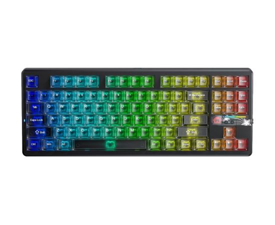 AULA Gasket F87 Pro V2 Black Mist Transparent Leobog X3 RGB Keyboard Klaviatūras