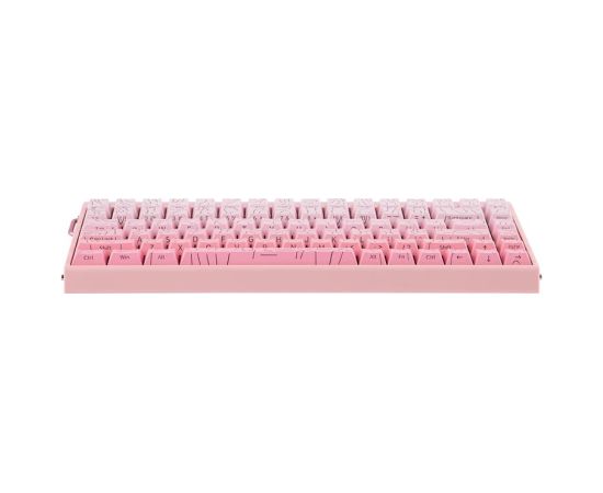 HERO84 HE PINK+Gradient+Contour Dragon King RGB AULA gasket keyboard Klaviatūras