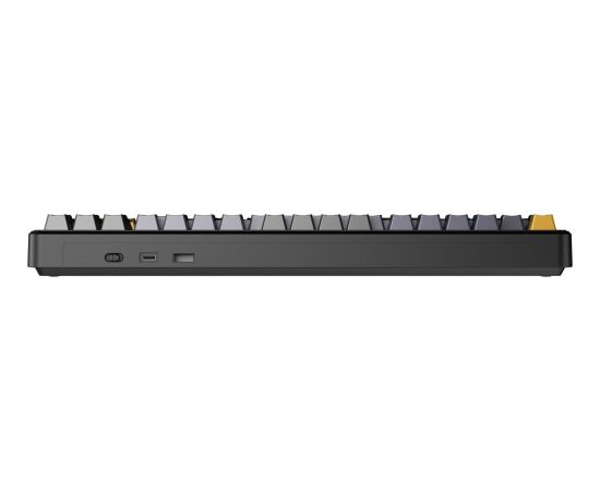 AULA Gasket F87 Thunder Black GrayWood RGB Keyboard Klaviatūras