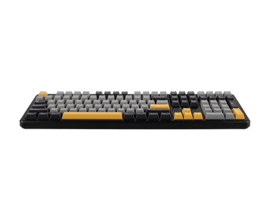 F108 Gray+Orange+Deep Gray Gasket Keyboard with Volcano RGB Switches – AULA Klaviatūras