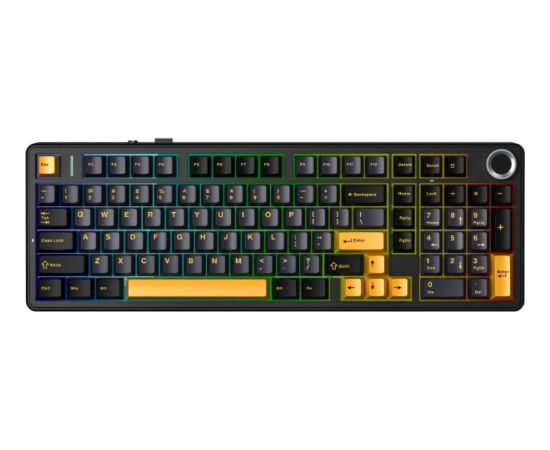 F99 Pro Thunder Black StarVector RGB AULA gasket keyboard Klaviatūras