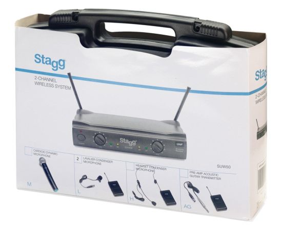 STAGG SUW 50 LL FH EU - Bezprzewodowy system UHF Mikrofoni