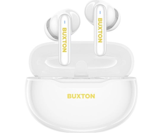 Buxton BTW 7200 White Tuya - In-ear wireless earphones with charging case, white Aудио-видео