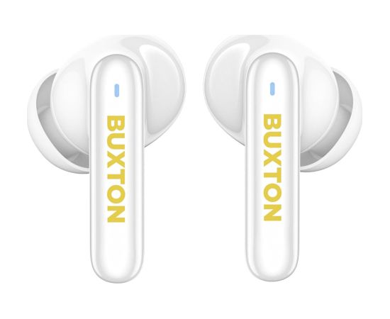 Buxton BTW 7200 White Tuya - In-ear wireless earphones with charging case, white Aудио-видео