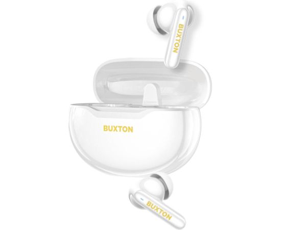 Buxton BTW 7200 White Tuya - In-ear wireless earphones with charging case, white Aудио-видео