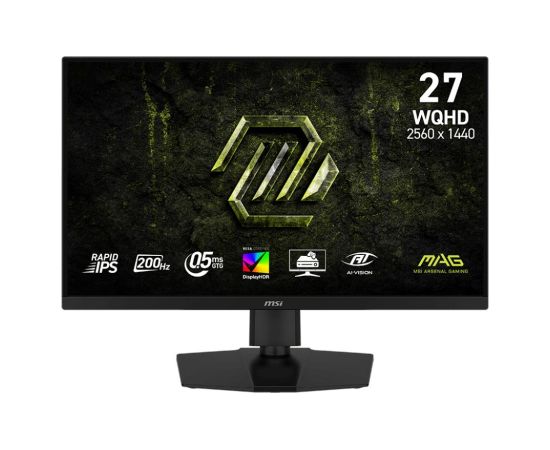 LCD Monitor MSI 27 " 2560 x 1440 pixels Wide Quad HD Native aspect ratio 16:9 LCD Flat MAG274QPFE20 Monitori