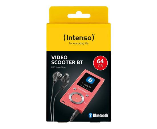 MP3 PLAYER 64GB PINK/3717493 INTENSO MP3 Atskaņotāji